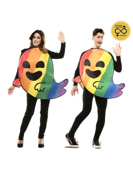 Disfraz de Fantasma arcoiris para adulto Talla ML