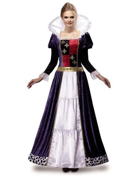 Disfraz de Reina Medieval de Lujo para Mujer