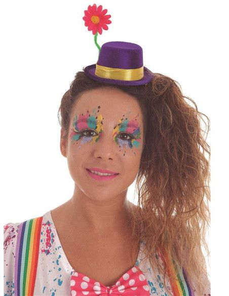 Disfraz de Payasa Arco Iris para mujer.