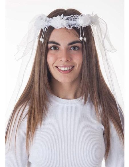 Velo Novia Flores