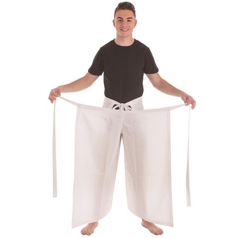 Pantalón de Batucada Blanco adulto