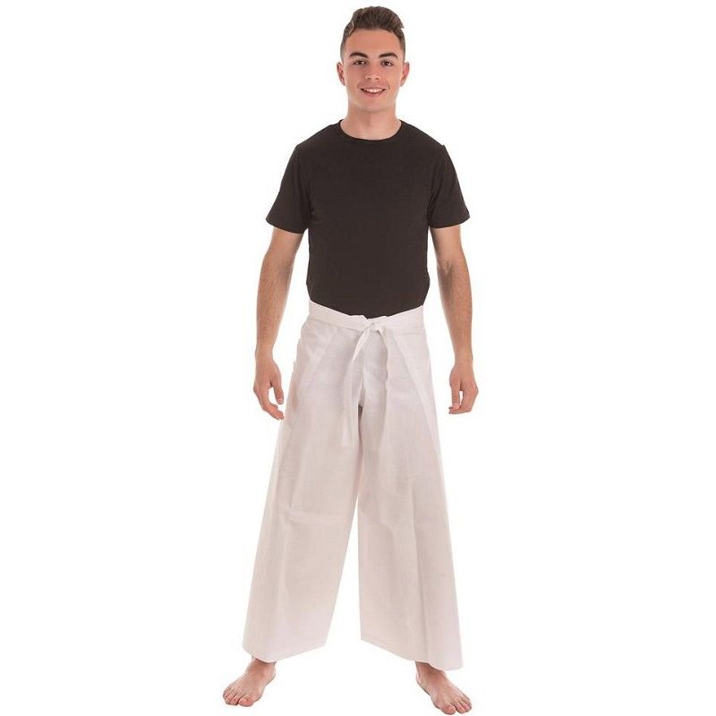 Pantalón de Batucada Blanco adulto