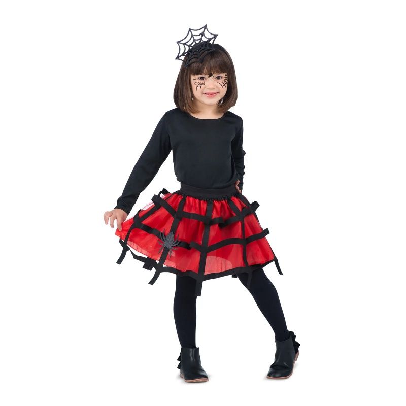 Tutú Telaraña Halloween para niña