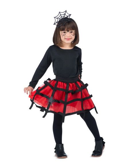 Tutú Telaraña Halloween para niña