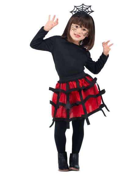 Tutú Telaraña Halloween para niña