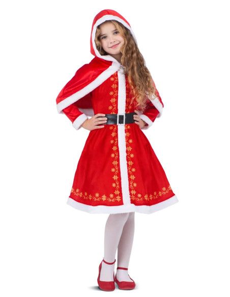 Disfraz de Mamá Noel Elegante para niña