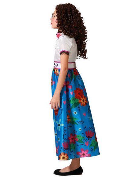 Disfraz de Colombiana Azul para Niña