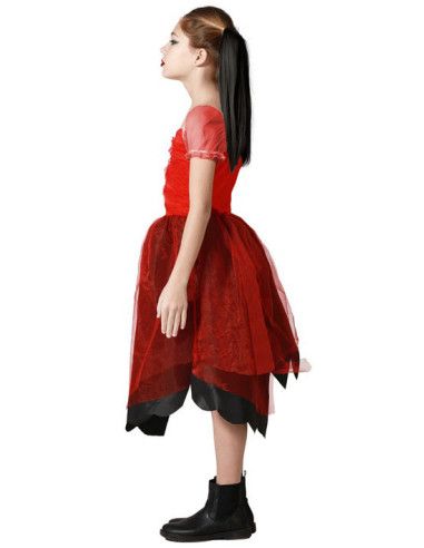 Disfraz de Arlequín Rojo Niña