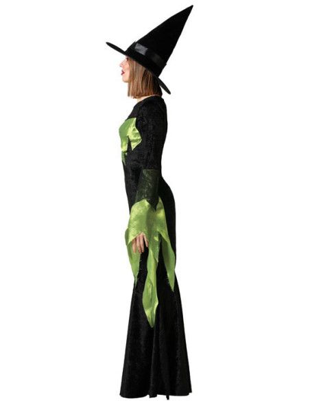 Disfraz de Bruja Verde Helga para Mujer