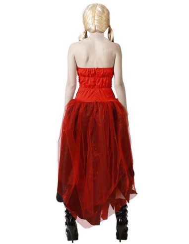 Disfraz de Arlequín Vestido Rojo para Mujer