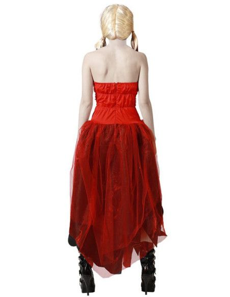 Disfraz de Arlequín Vestido Rojo para Mujer
