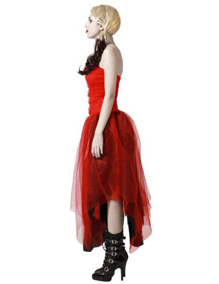 Disfraz de Arlequín Vestido Rojo para Mujer