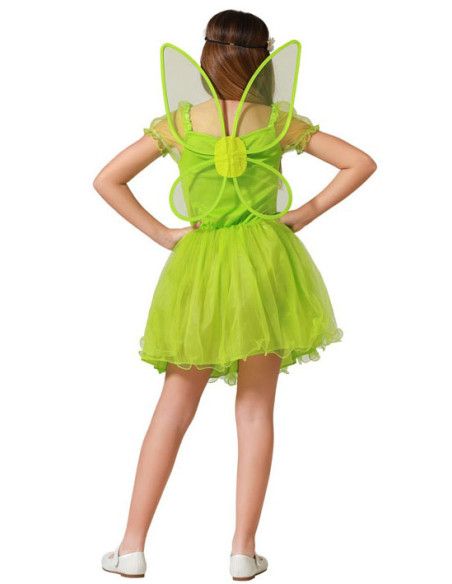 Disfraz de Hada Verde para Niña.