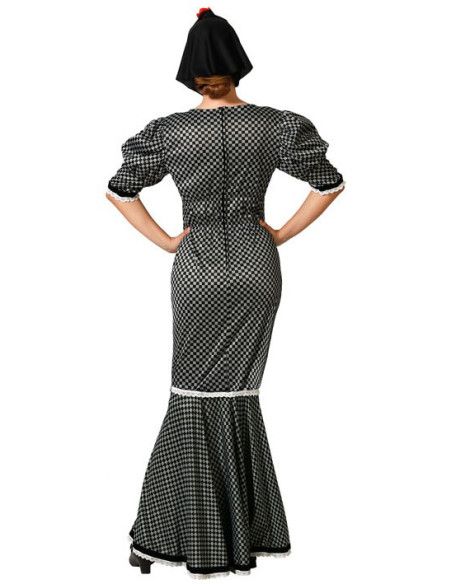 Disfraz de Chulapa Negro para Mujer.