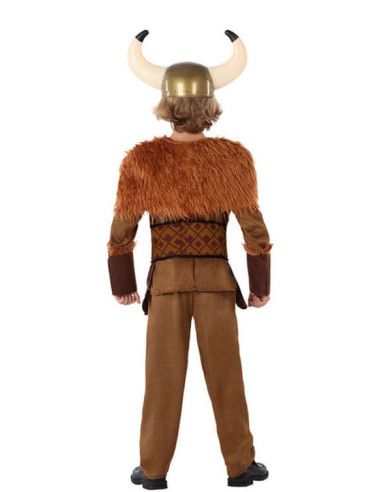 Disfraz de Vikingo Marrón Niño.
