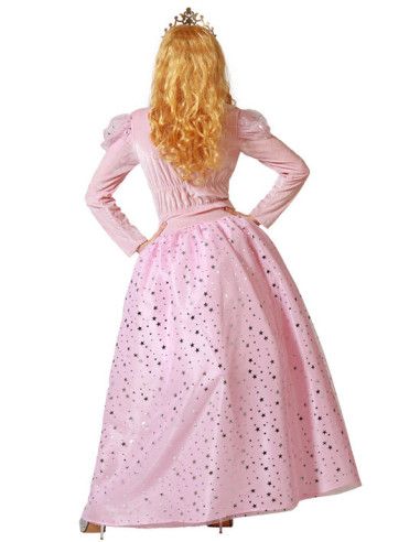 Disfraz de Hada Madrina Rosa para Mujer.