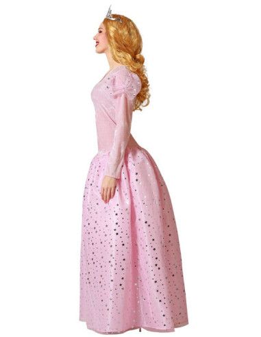 Disfraz de Hada Madrina Rosa para Mujer.