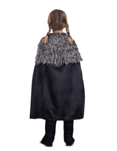 Disfraz de Vikinga Gris para Niña