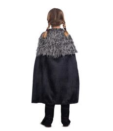 Disfraz de Vikinga Gris para Niña