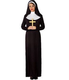 Disfraz de Monja Negro para Mujer