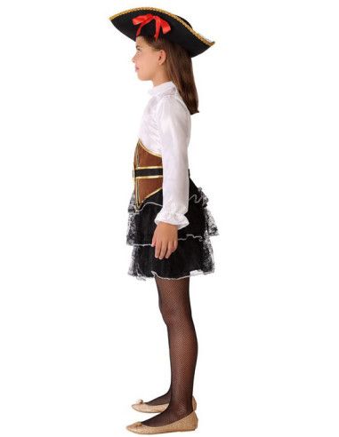 Disfraz de Pirata Corsé para Niña