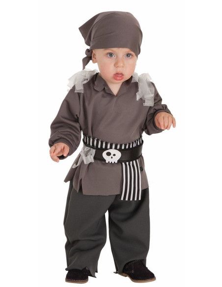 Disfraz de Pirata Skelet para Bebé - Disfraces de Piratas y Mosqueteros para Bebés - MisterDisfraz.com