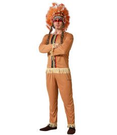 Disfraz de Indio Pluma para Hombre