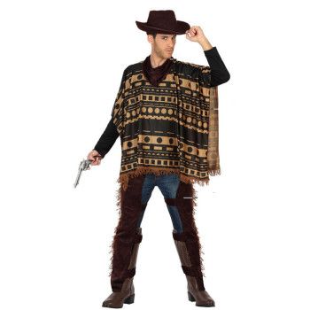 Disfraz de Vaquero Poncho para Hombre