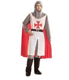 Disfraz de Caballero Medieval Templario para Hombre