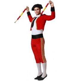 Disfraz de Torero Rojo para Hombre.