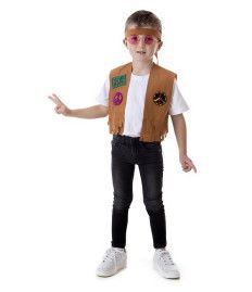 Disfraz de Hippie con Chaleco Infantil