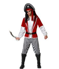 Disfraz de Pirata Rayas Unisex