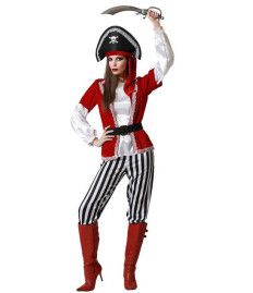 Disfraz de Pirata Rayas Unisex
