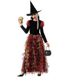 Disfraz de Bruja Tul Halloween para Mujer