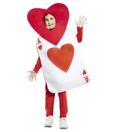 Disfraz de As de Corazones  infantil