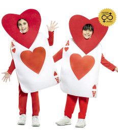Disfraz de As de Corazones  infantil