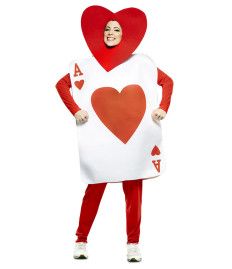 Disfraz de As de Corazones para Adulto