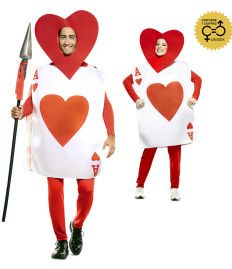 Disfraz de As de Corazones para Adulto