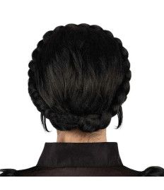Peluca de Niña Siniestra Trenza recogida