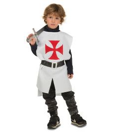 Disfraz de Guerrero Medieval Templario para Niño