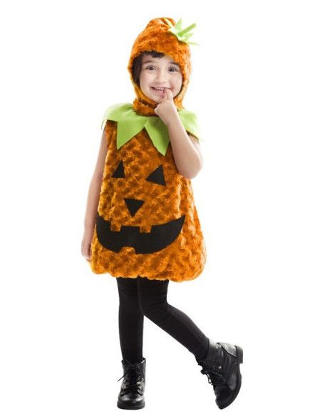 Disfraz de Calabaza Peluche para Niña