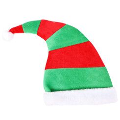 Gorro de Elfo Verde y Rojo