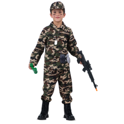 Disfraz de Soldado Camuflaje Infantil