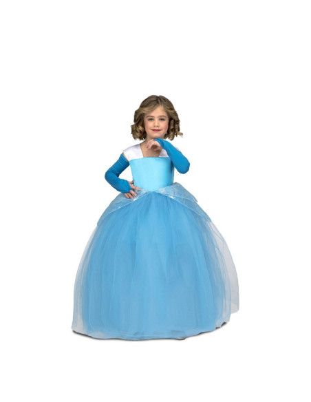 Detalle - Disfraz de Princesa Tutu Azul para Niña
