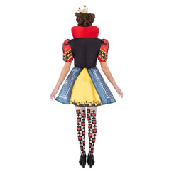 Disfraz de Reina de Corazones Elegante para Mujer