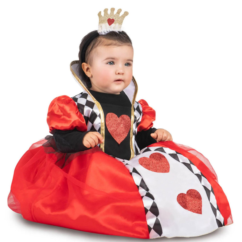 Disfraz de Reina de Corazones para  Bebé