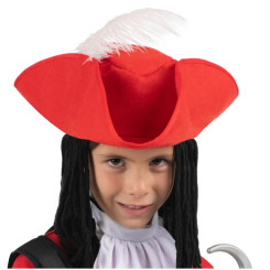 Disfraz de Capitan Pirata Rojo para Niño
