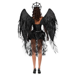 Disfraz de Ángel Oscuro para Mujer