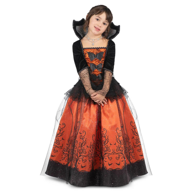 Disfraz de Reina Vampiresa para Niña.