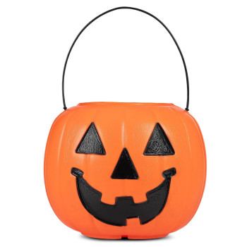 Cubo de Calabaza Naranja Halloween